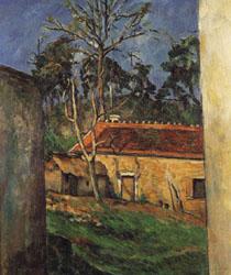 Paul Cezanne Farm Courtyard in Auvers